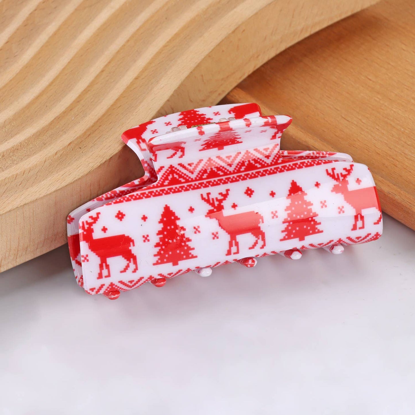 Christmas Acetate Hair Claw - Cute & Festive Style_CWAHA0323