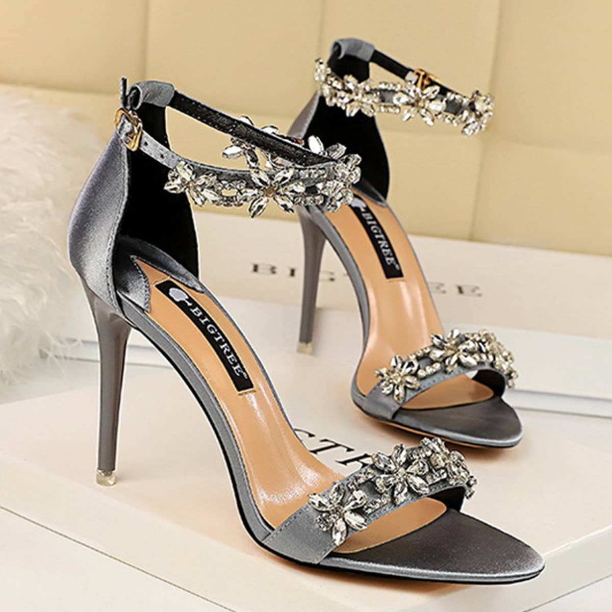 OPEN TOE RHINESTONE HIGH HEELS WITH THIN HEELS_CWSHH0033
