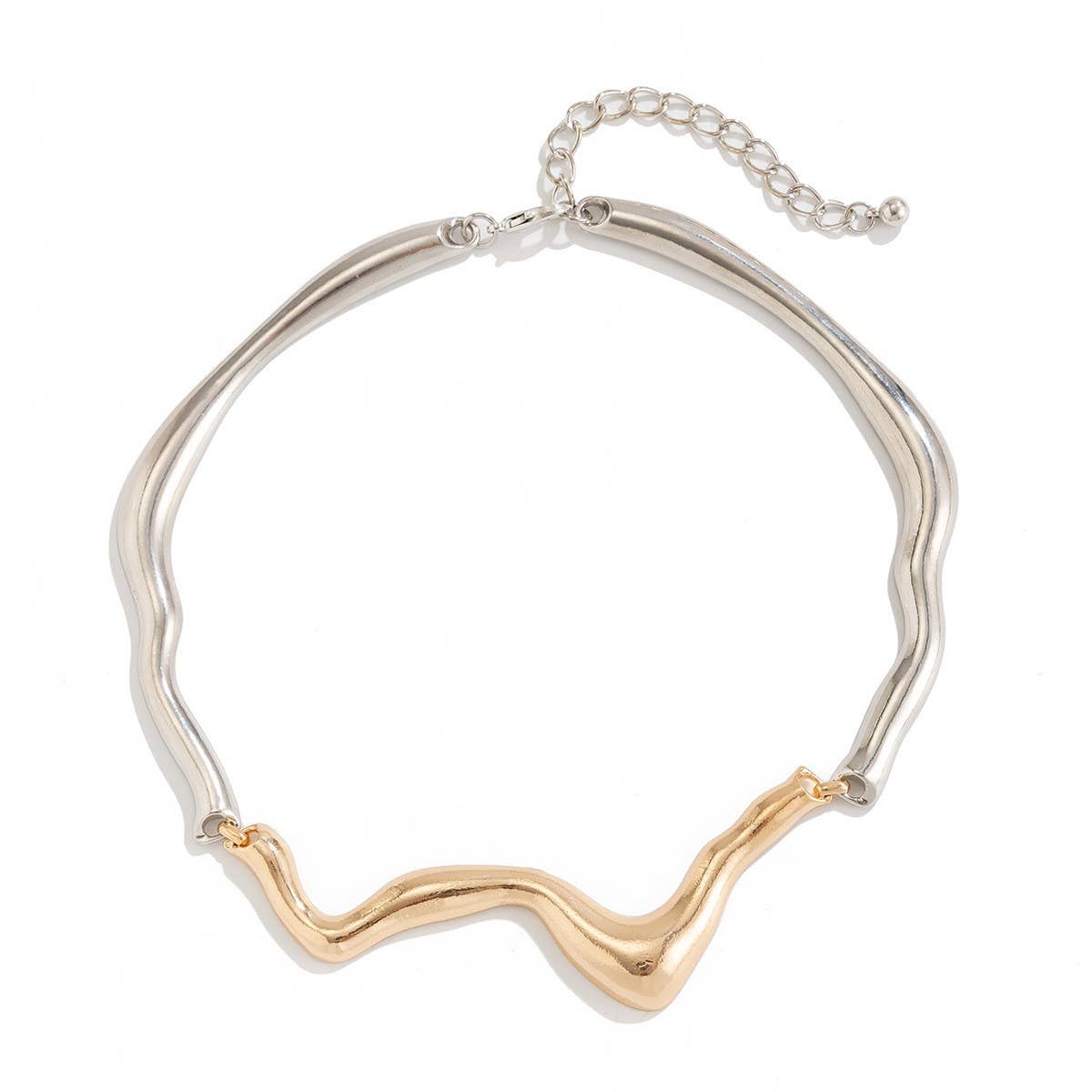 NEW COLD STYLE GEOMETRIC TWISTED DESIGN NECKLACE