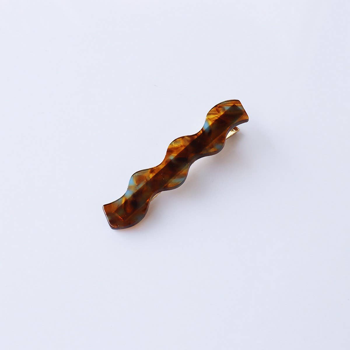 Wavy Acetate Hair Clip - Simple Chic Side Bang Pin