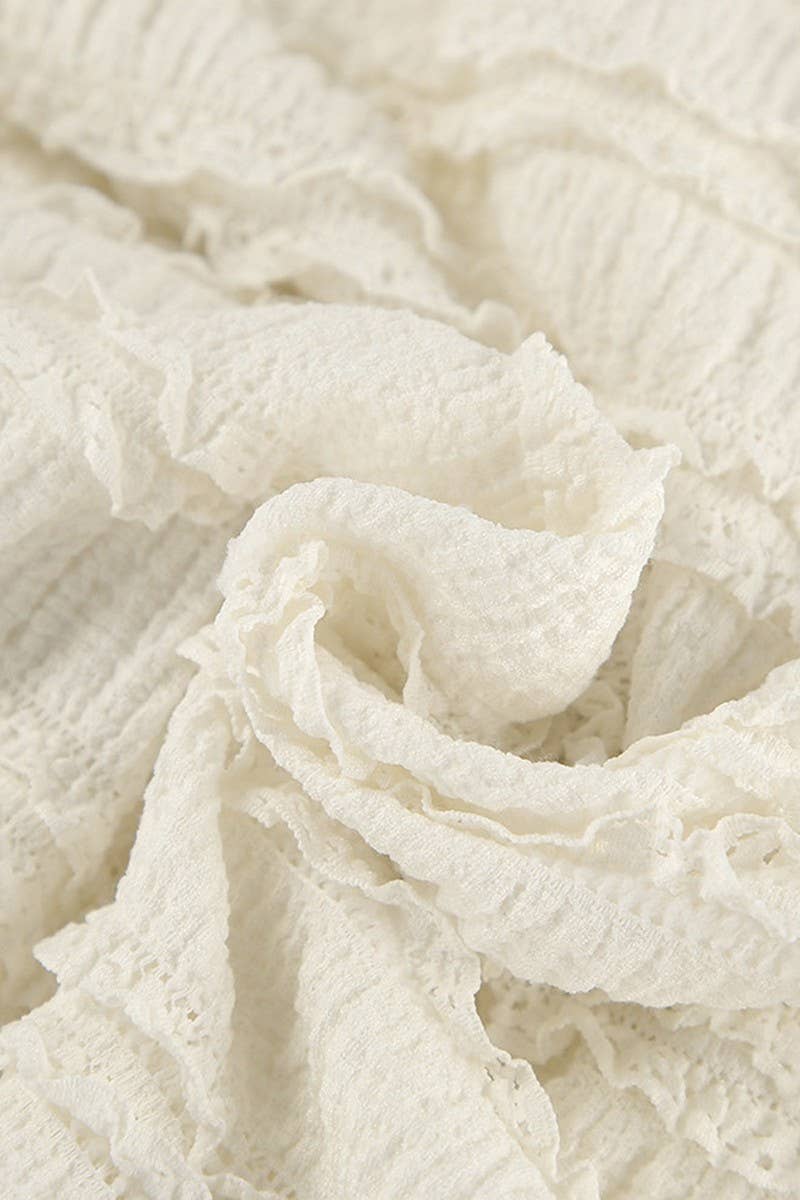 CWBLS0368_HIGH WAIST LACE TRIM SLIM MAXI SKIRT