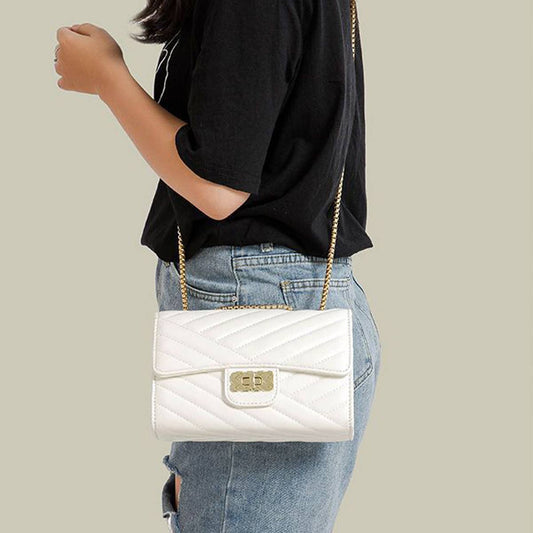 WOMENS SHOULDER BAGS ADJUSTABLE CHAIN STRAP_CUAB0180