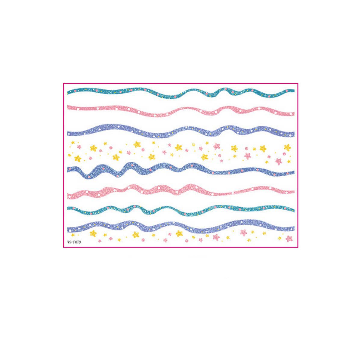 Easter Glitter Water Transfer Stickers for Candles