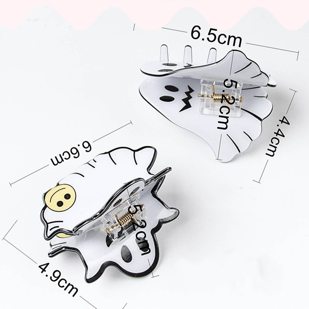 HALLOWEEN HORROR GHOST WHITE IMP HAIRPIN