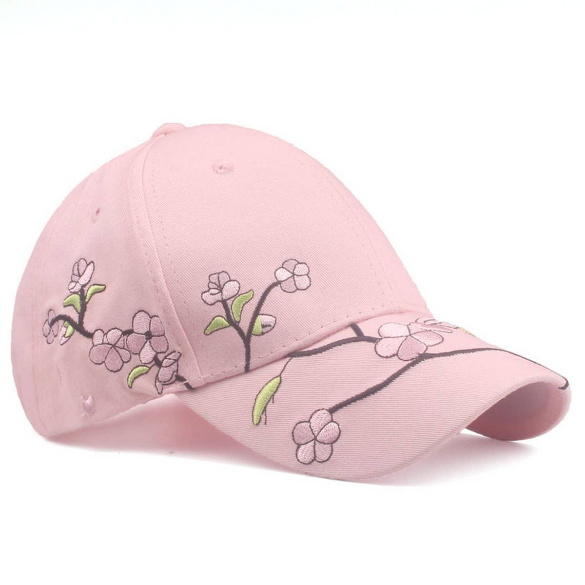 Breathable Floral Sun Hat Sweat-Baseball Cap_CWAH0955