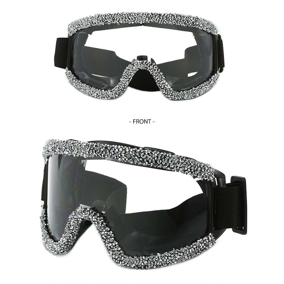 RHINESTONE ANTI-SAND AND DUST CYCLING GLASSES