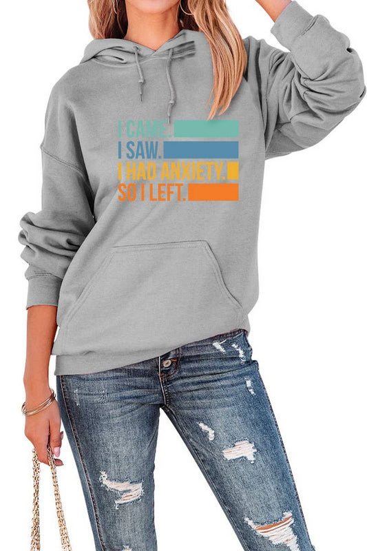WOMEN NEW STYLE LETTER PRINT LOOSE HOODIE_CWOHOL0342
