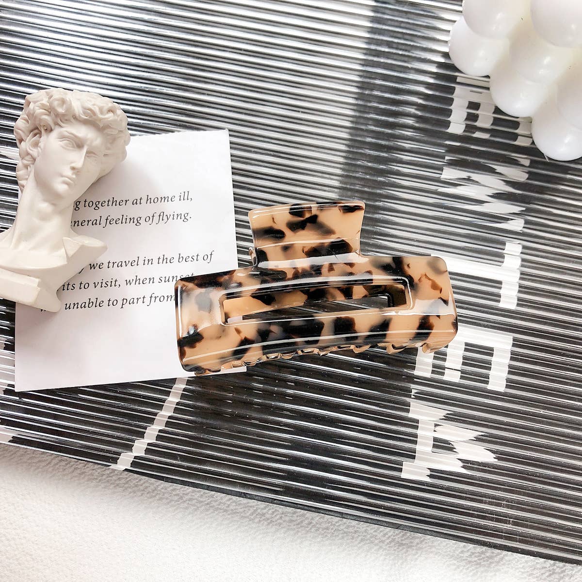 Elegant square and high-end grip clip