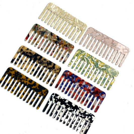 Tortoiseshell Acetate Comb Vintage Anti-Static