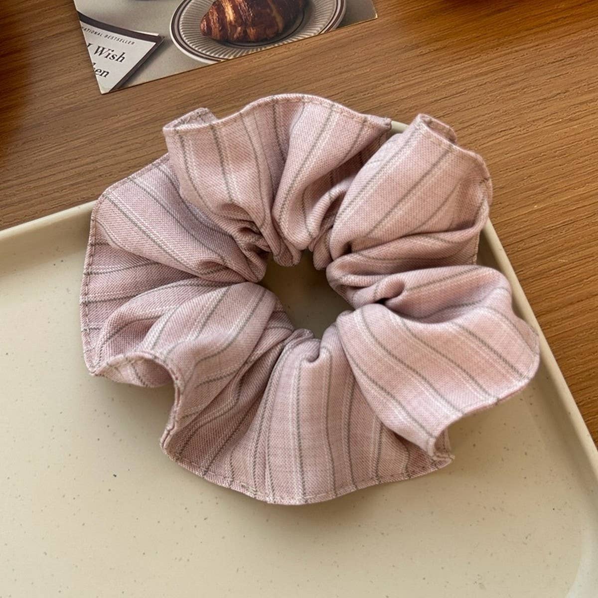 STRIPED ALL-MATCH LARGE INTESTINE HAIR SCRUNCHIES_CWAHA2822