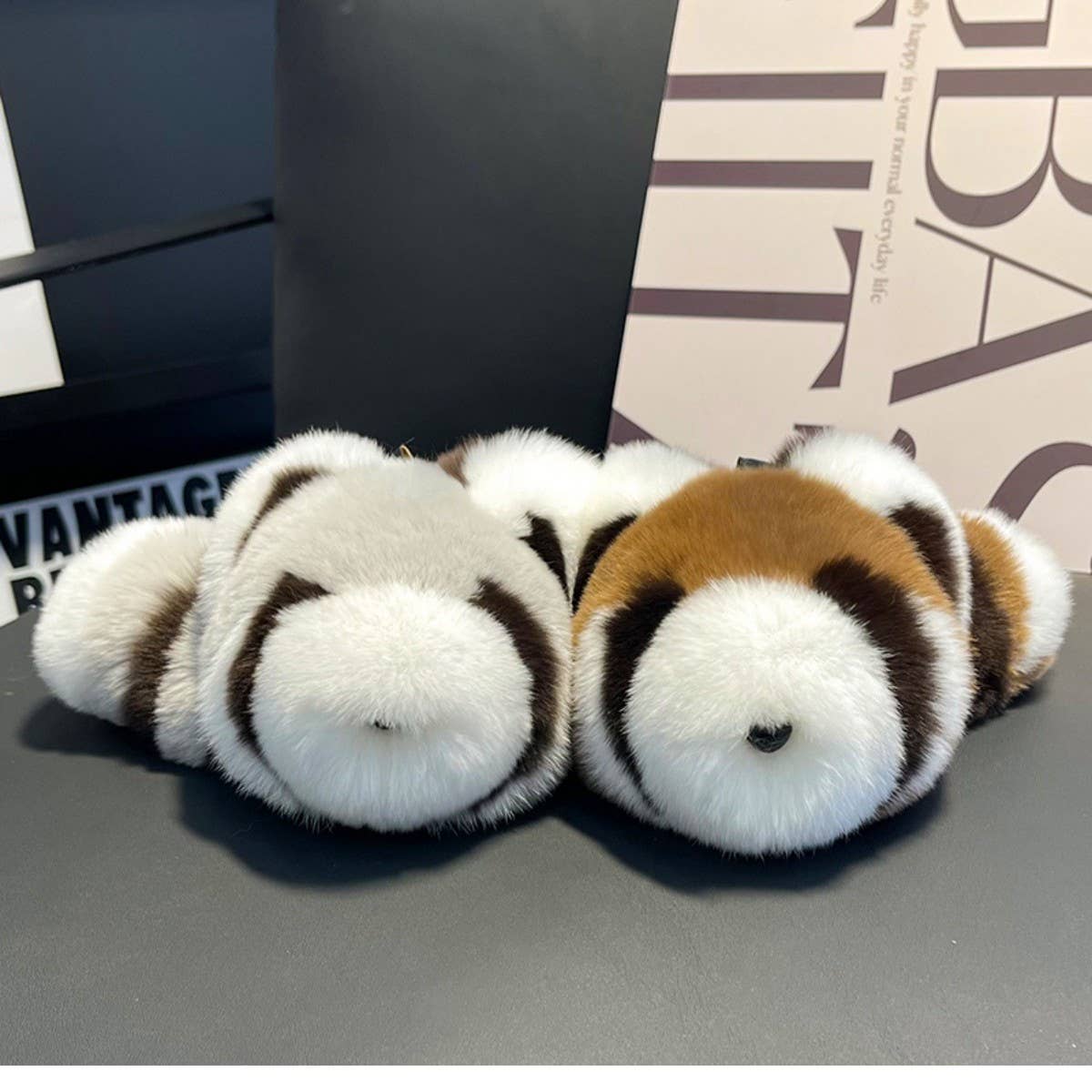 CUTE RACCOON CAR KEYCHAIN BAG PENDANT DOLL