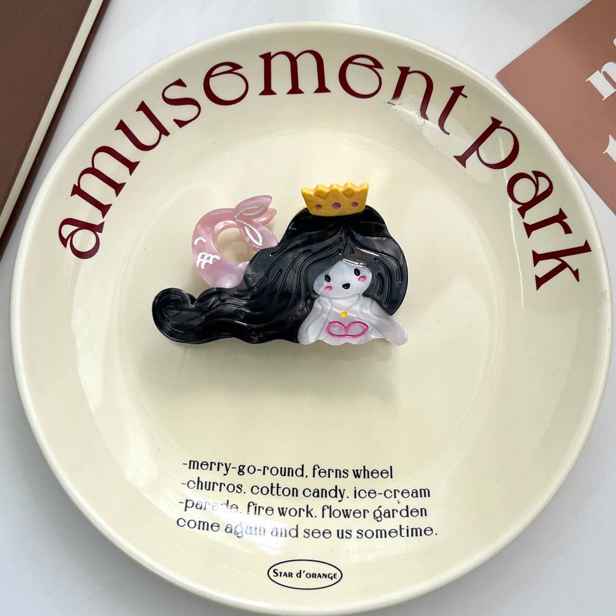Fairy Tale Mermaid Acetate Claw??œStar Ocean Hairpin_CWAHA5906