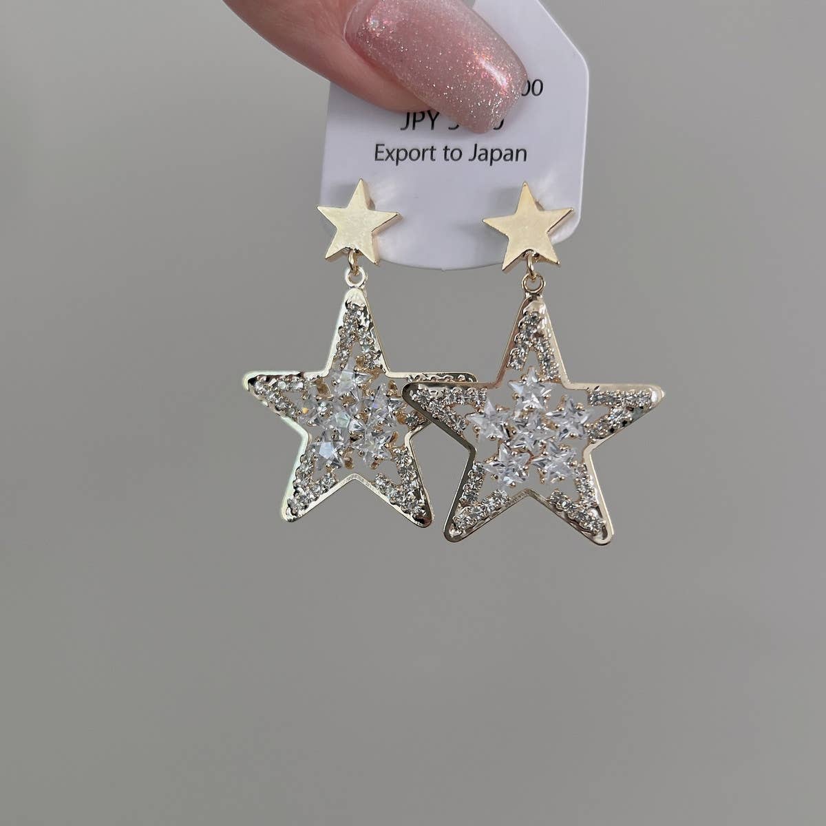 LIGHT LUXURY STAR PENDANT EARRINGS