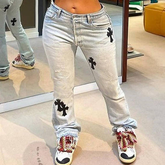 WOMENS SEXY LOW RISE DENIM PANTS_CWJP0109