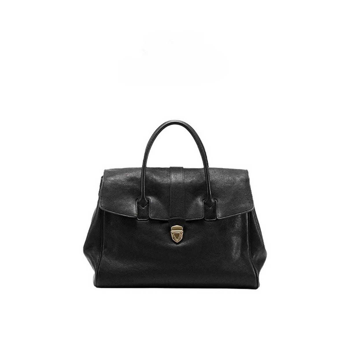 Ladies¡¯ Leather Briefcase ? Vintage Tote Style_CWAB5320