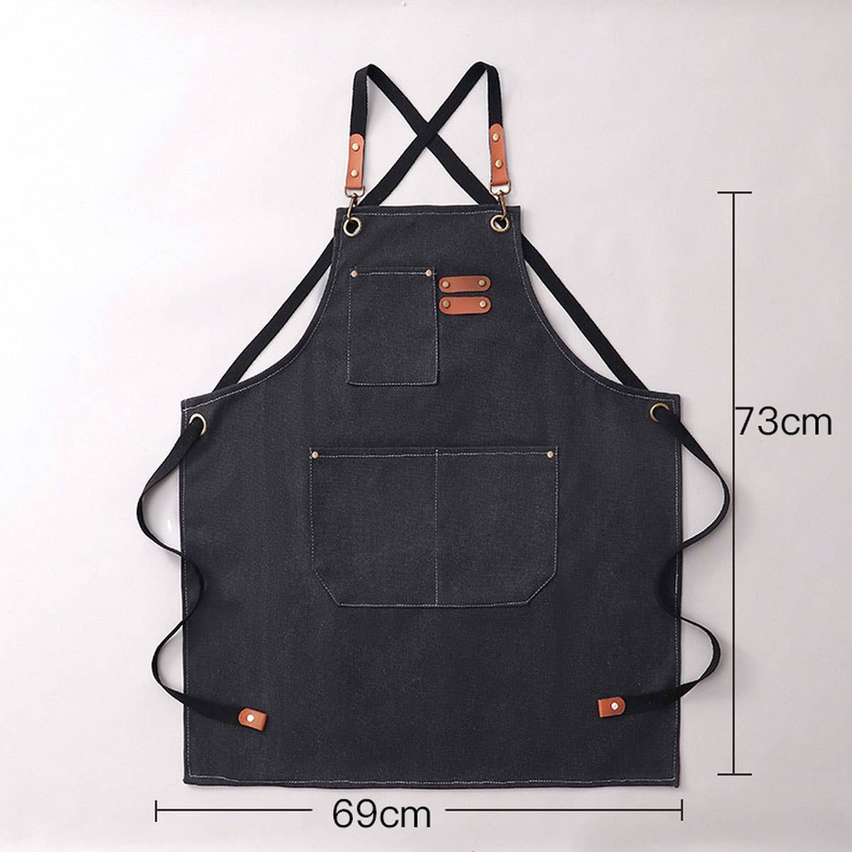 Custom Cotton Canvas Kitchen Apron for Women