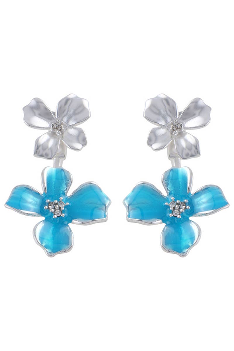 FLOWER DESIGN EARRINGS