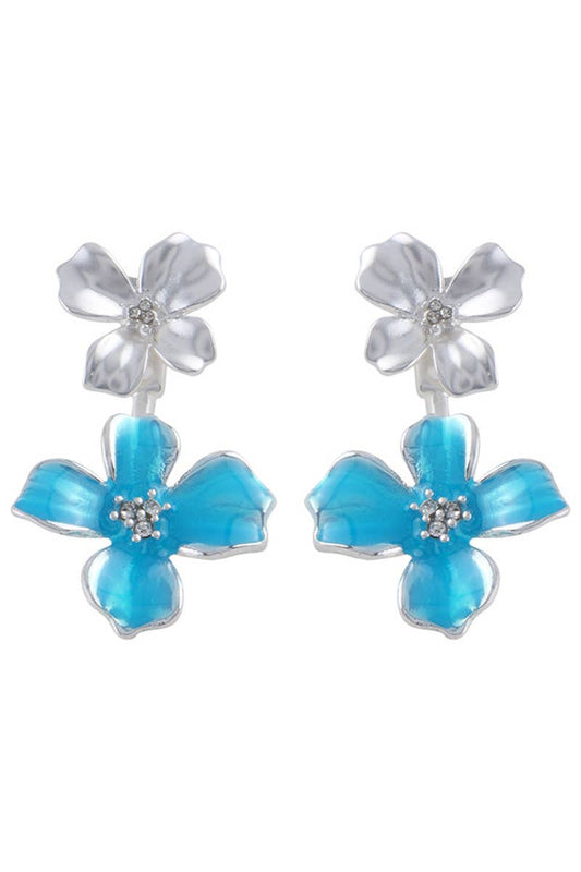 FLOWER DESIGN EARRINGS