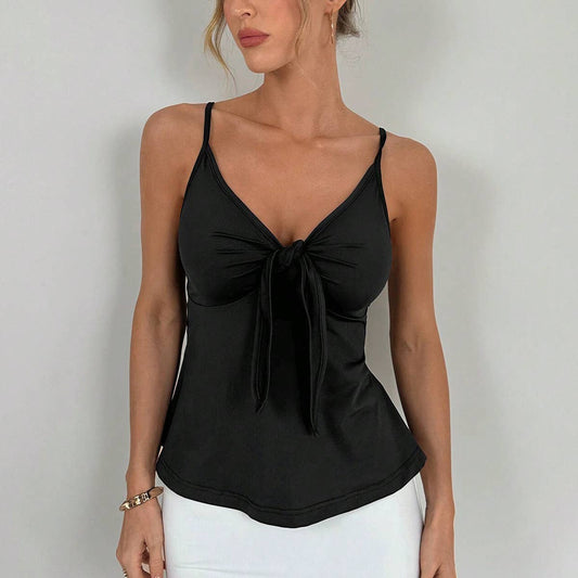 SEXY CAMISOLE VEST STRAP SLIM-FIT TOP OVER