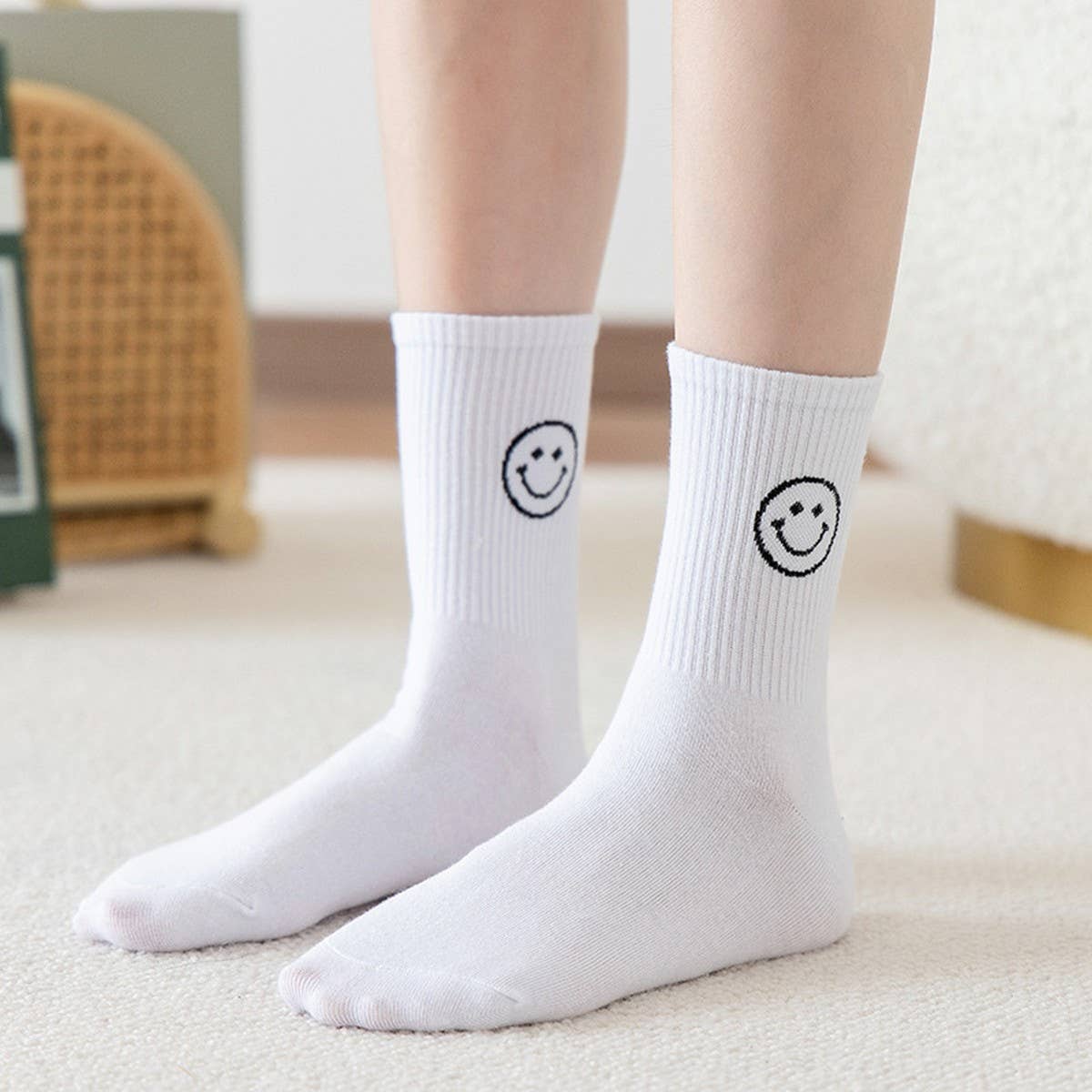 CARTOON MID-CALF COTTON BREATHABLE WOMEN??¢S SOCKS_CWMS0594