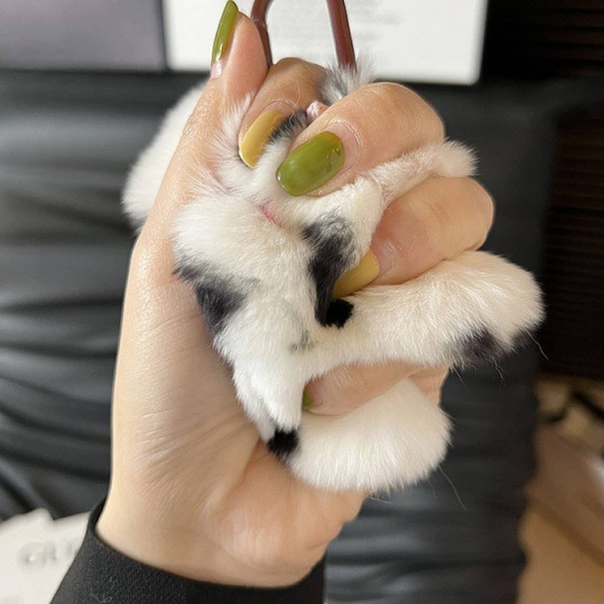 CUTE CALF CAR KEYCHAIN BAG PLUSH PENDANT GIFT