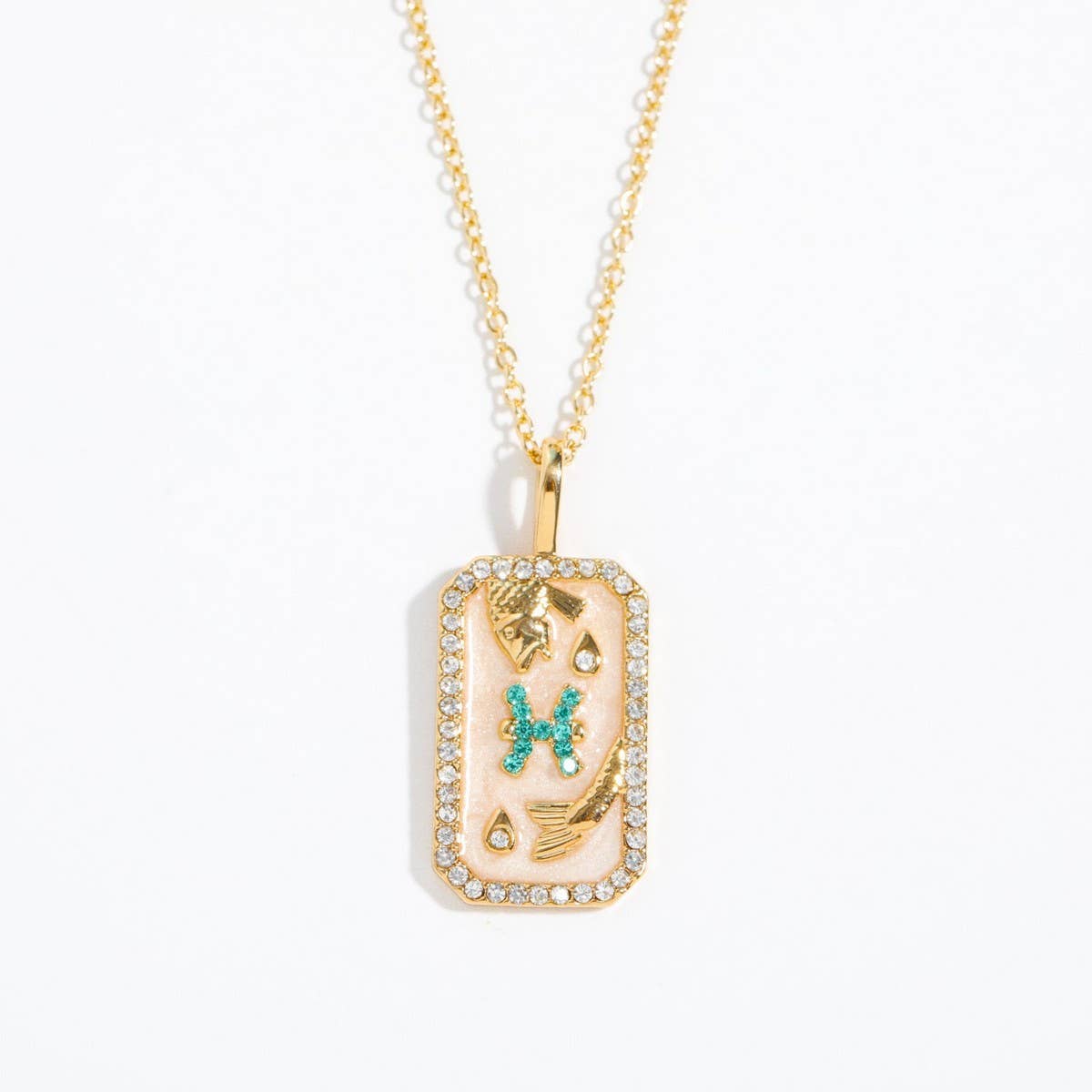 NEW CREATIVE 12 CONSTELLATIONS ZIRCON NECKLACE