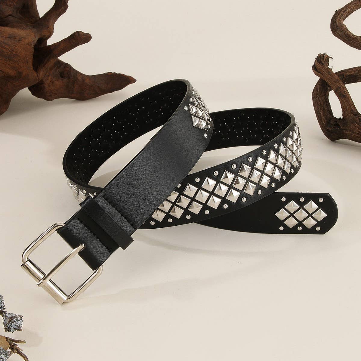 PUNK SEXY BELT RIVET FASHIONABLE ALL-MATCH BELT_CWMM3936