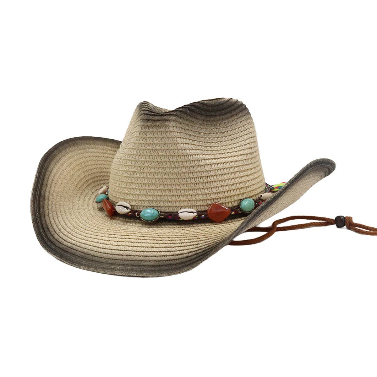 Men & Women Spray-Paint Cowboy Hat for Outdoors_CWAH04489