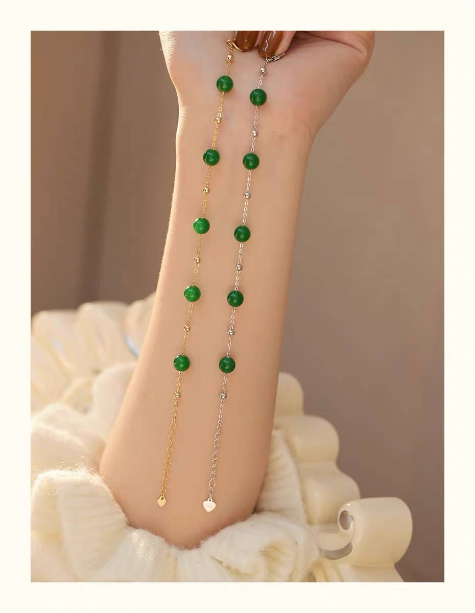 Baroque natural freshwater pearl bracelet