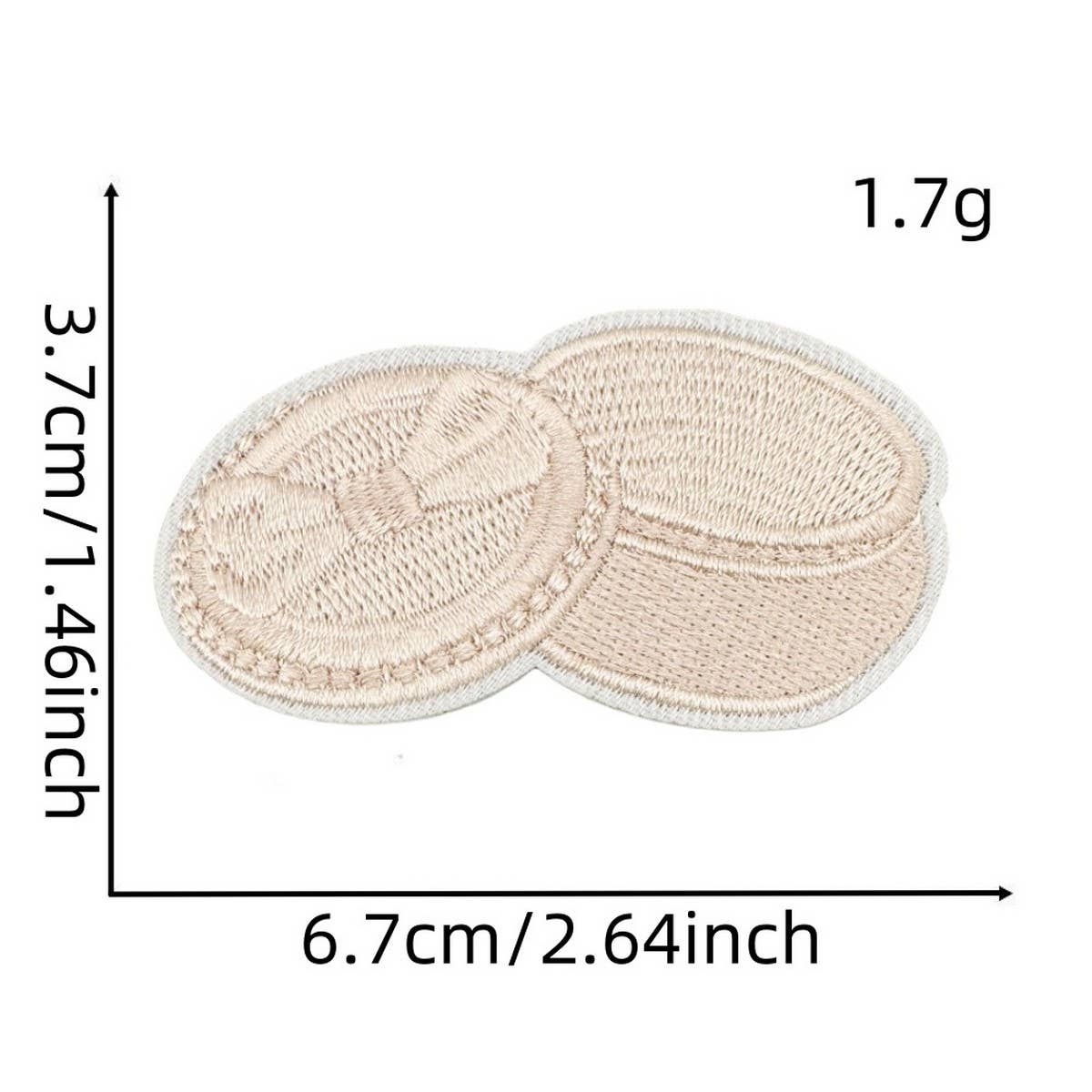 CUTE SOLID COLOR CARTOON BOW EMBROIDERED PATCH