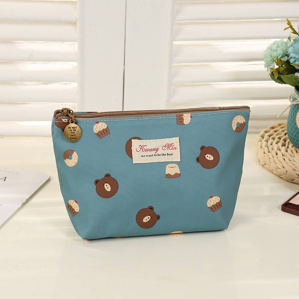 CARTOON BEAR WATERPROOF MAKEUP BAG_CWAB1731