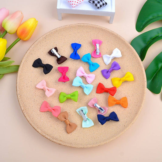 Kids Bow Hair Clips with Neck Bow Design
