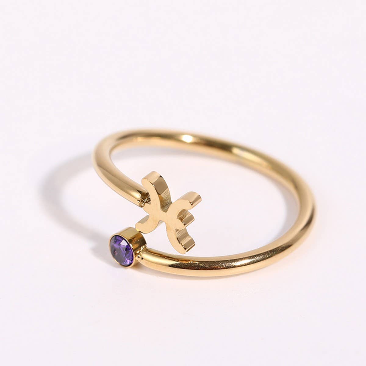 colored zircon rings fort and twelve zodiac signs