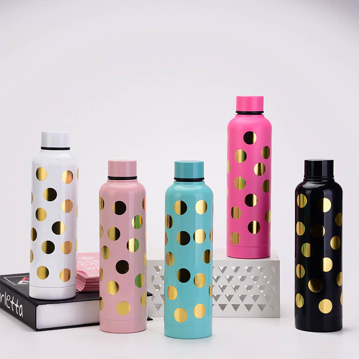 2024 NEW FASHION POLKA DOT THERMOS CUP_CWMM0992