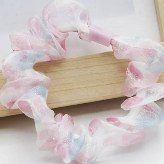 SATIN ELASTIC HAIR BANDS GIRL HAIR SCRUNCHIES_CWAHA0151