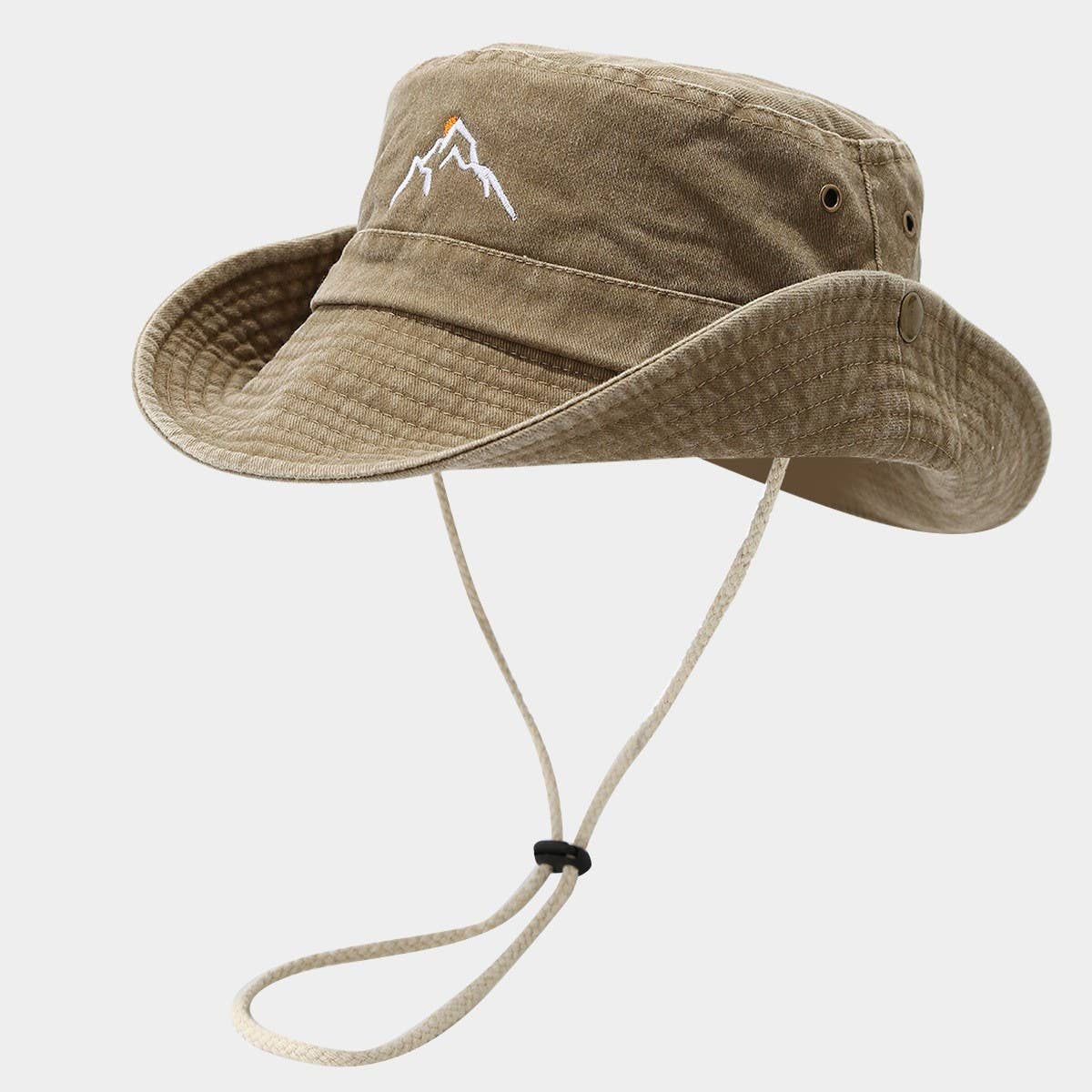 Washed UV Protection Hat for Hiking & Fishing_CWAH3841