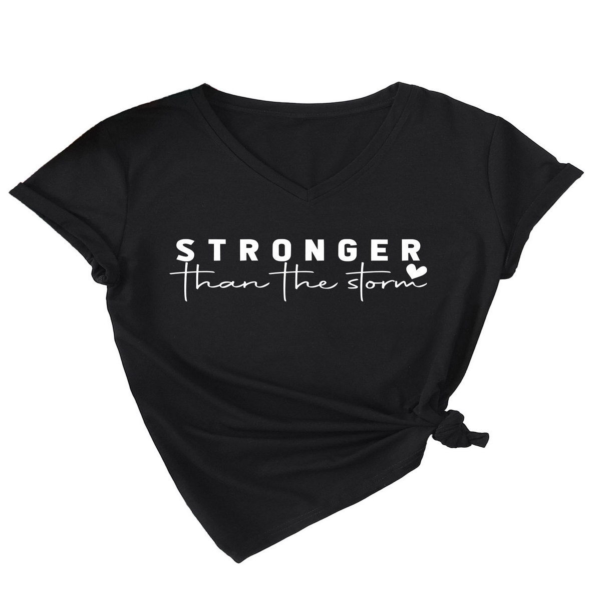 Basic V-Neck Tee for Women, Soft and Stylish_CWTTS1470