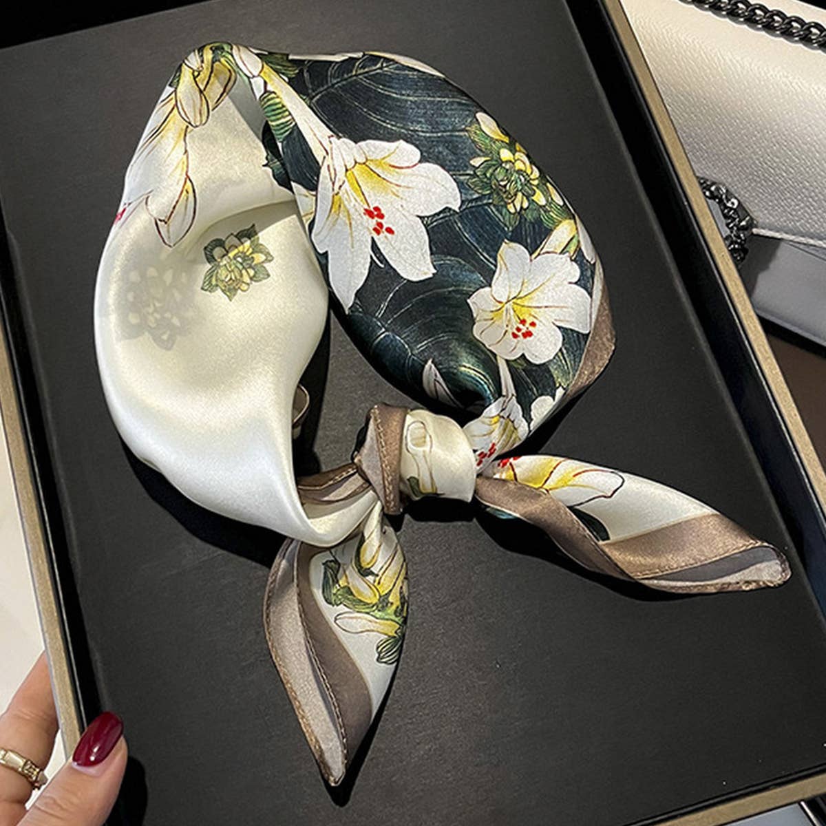 Silk Scarf for Women - Versatile Spring/Summer