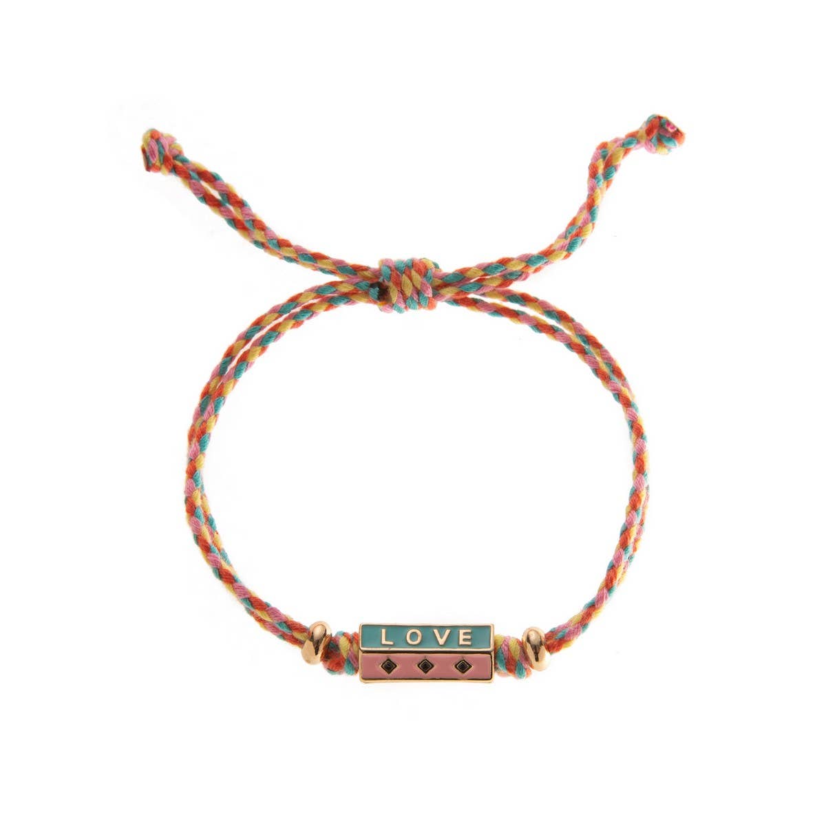 Boho Colorful LOVE Pendant ??Gold Plated Jewelry_CWMM6967