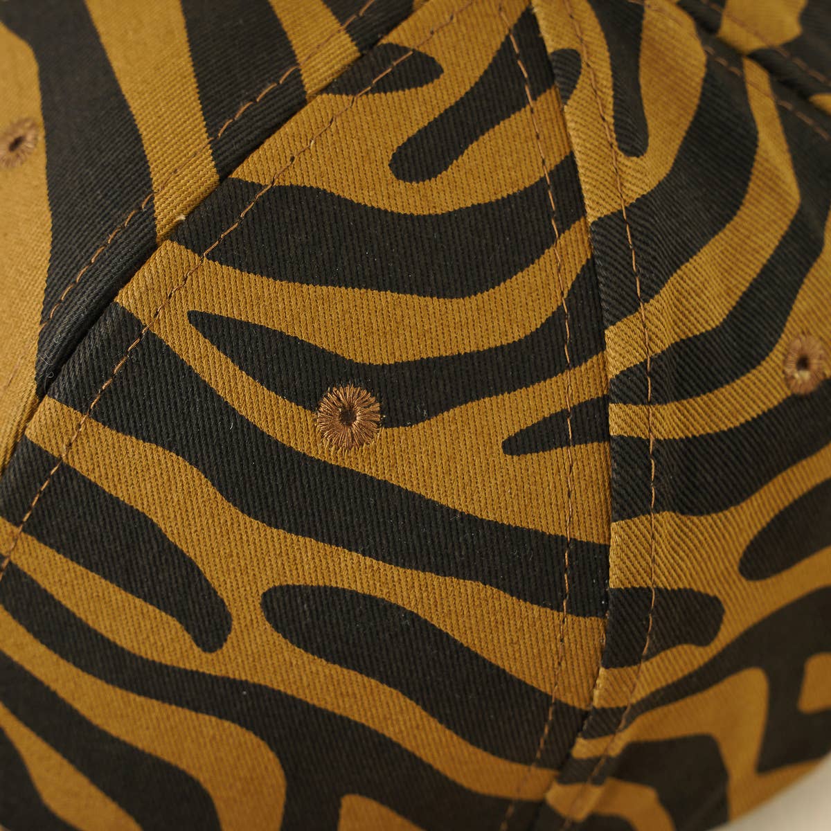 Zebra Print Baseball Hat  - Summer Sun Hat CWAH1401