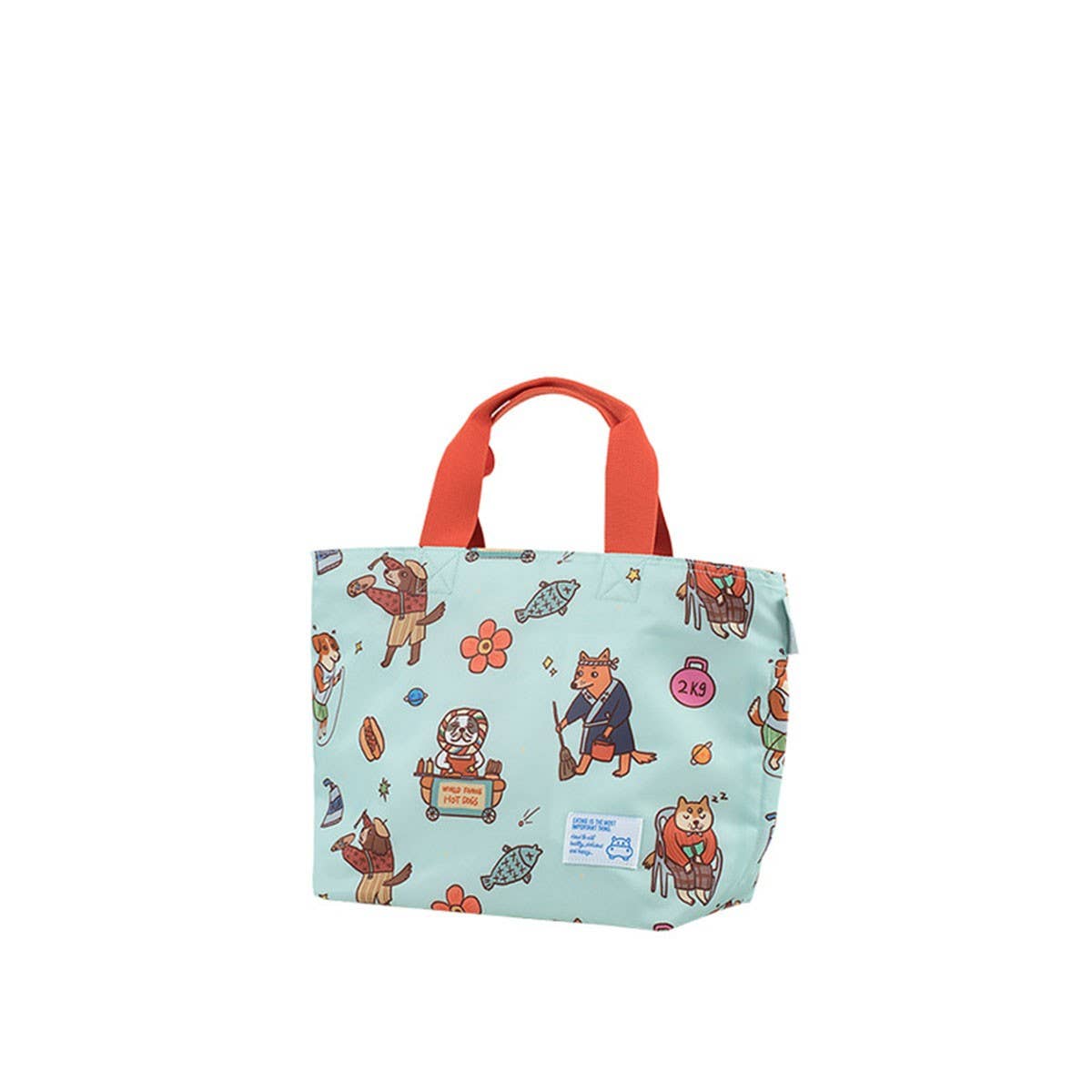 WATERPROOF PORTABLE THERMAL BENTO BAG FOR STUDENTS_CWAB1817