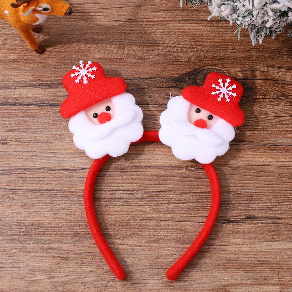 CHRISTMAS SANTA CLAUS GLOWING HEADBAND ORNAMENT