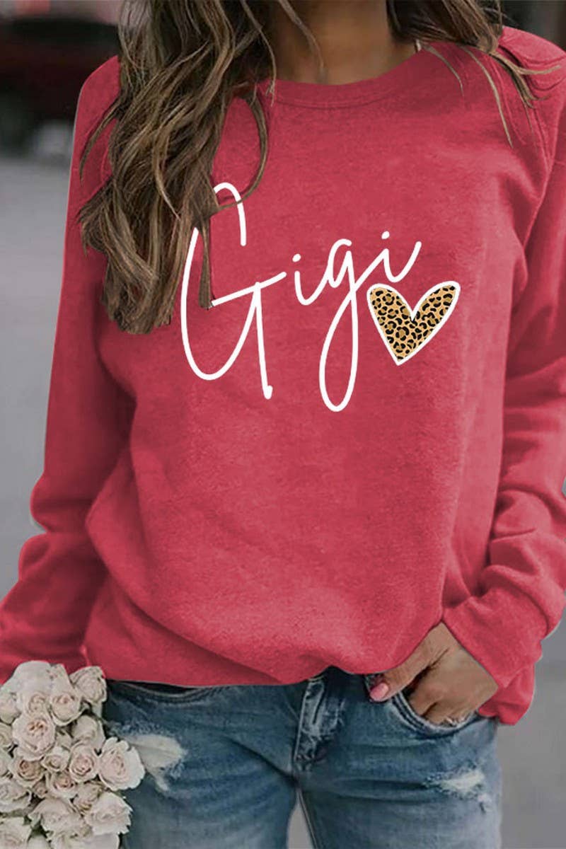 VALENTINE  LETTER PRINTED LONG SLEEVE SWEATSHIRT_CWTSTL0969