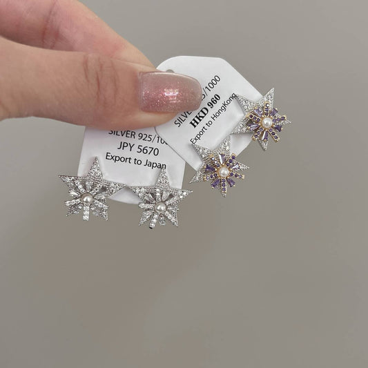 TRENDY FIVE-POINTED STAR EARRINGS