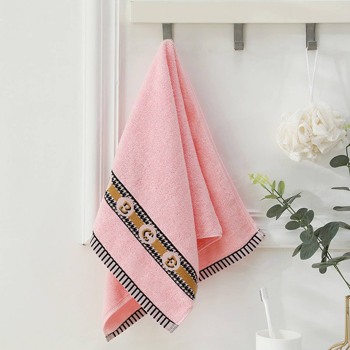 PURE COTTON FACE WASH SOFT PLAIN JACQUARD TOWEL_CWMM2319