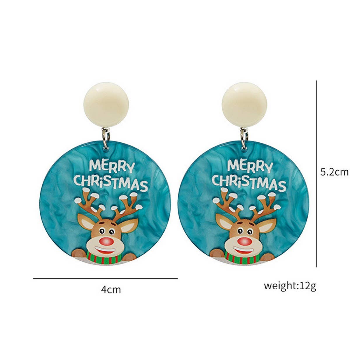 CHRISTMAS CARTOON SWEET DESIGN EARRINGS