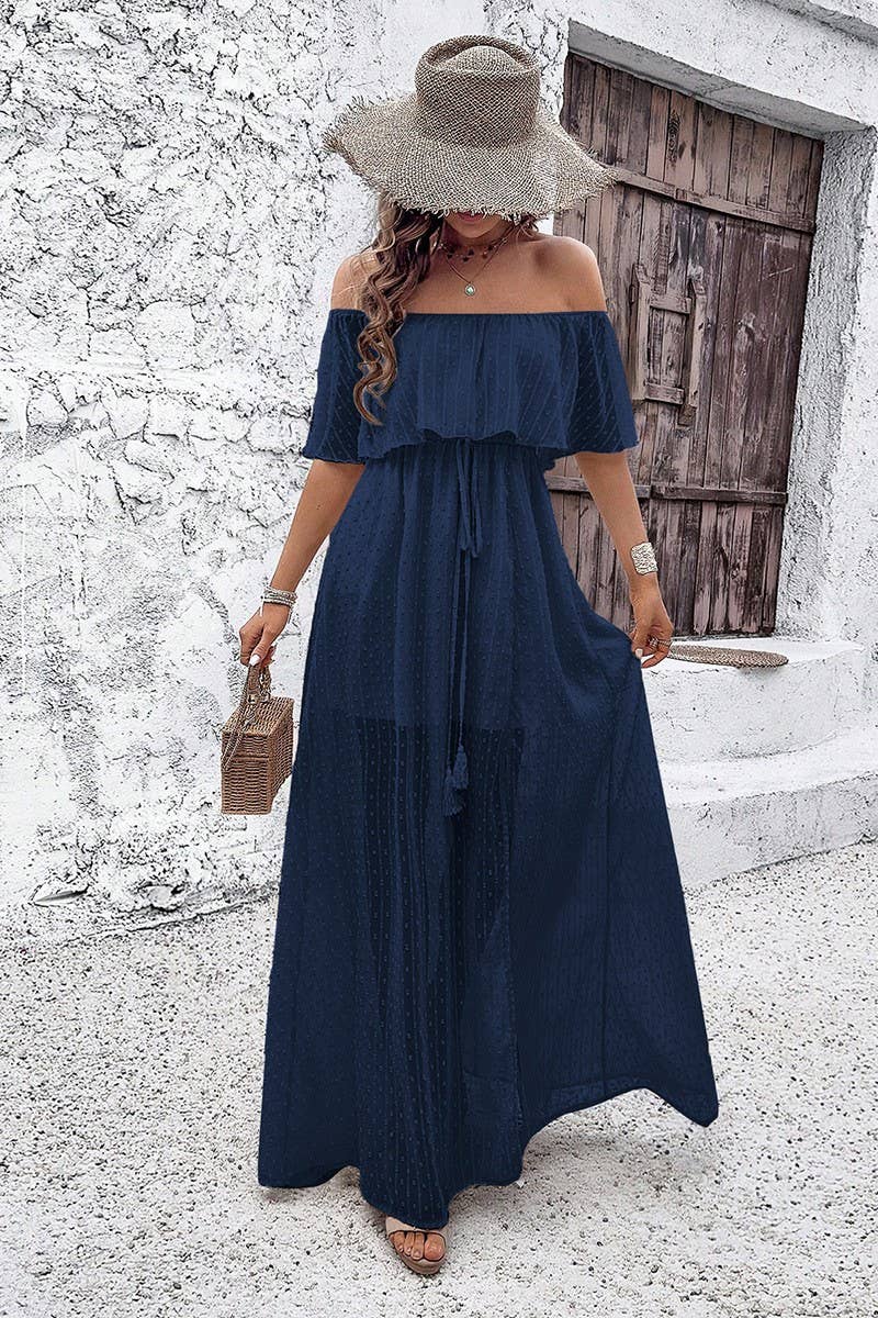 CWDMD6449_SPRING AND SUMMER ELEGANT ONE-SHOULDER DRESS