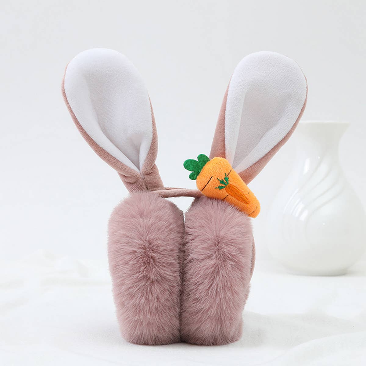 WOMEN CUTE RABBIT EARS FOLDABLE EARMUFFS