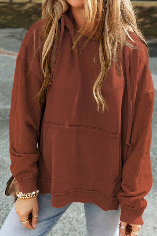 CWOHOL1041_PERSONALIZED HOODED POCKET LONG-SLEEVED HOODIE