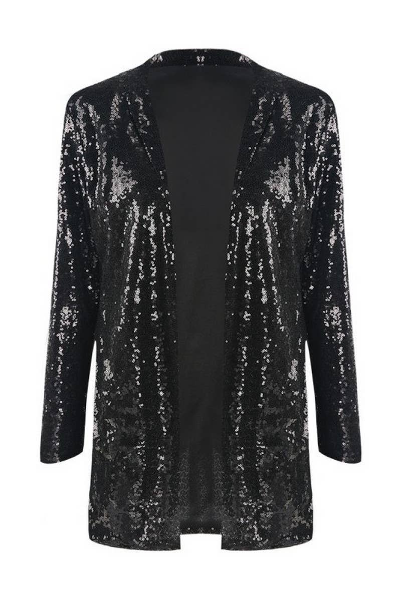 CWOCO1129_SEQUINED BAR PARTY PERFORMANCE SUIT JACKET